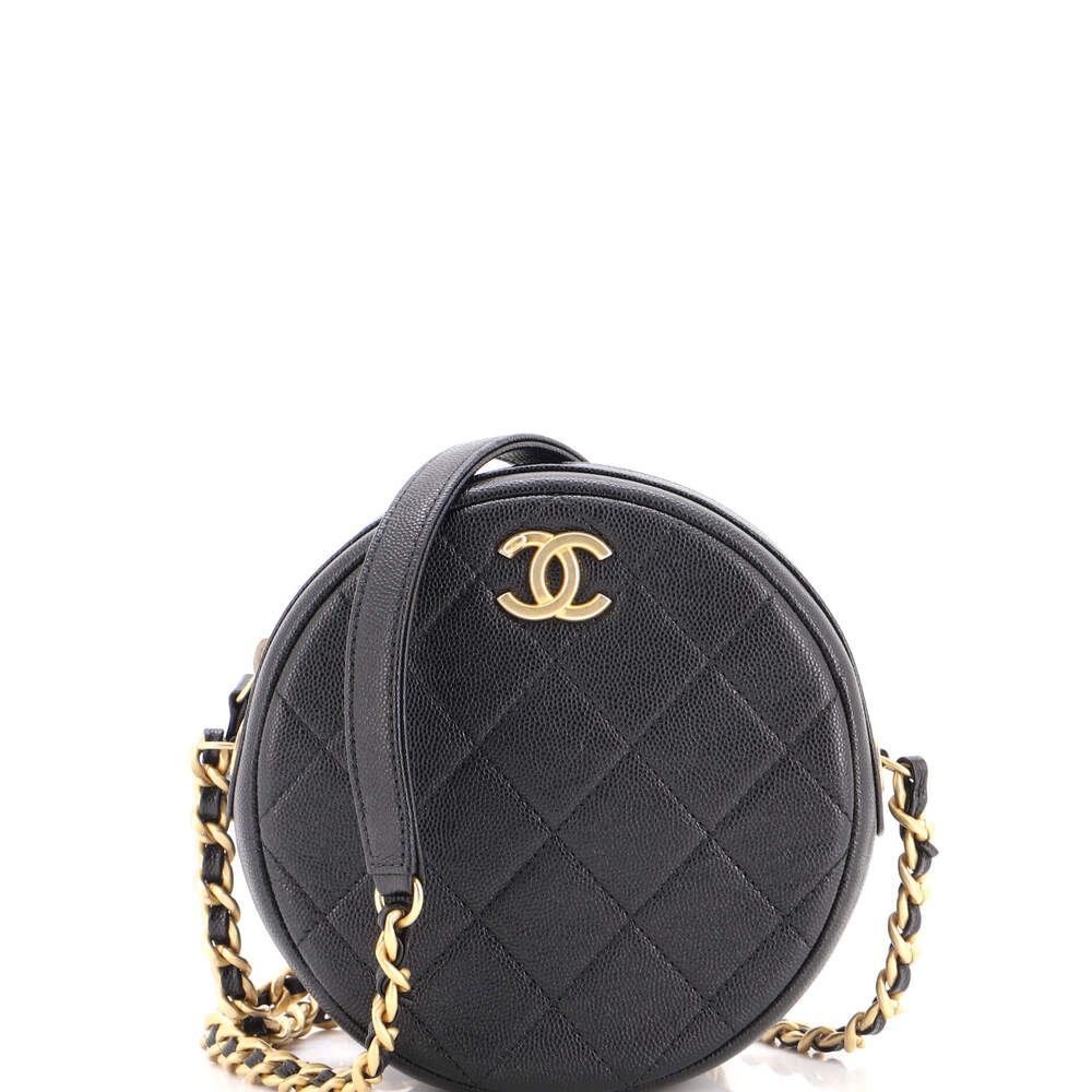 Chanel Round Chain Crossbody Bag #307012C32B